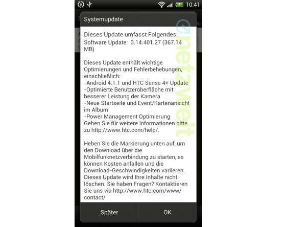 Für das HTC One X ist nun auch in Deutschland Jelly Bean verfügbar. (Bild: netzwelt) Für das HTC One X ist nun auch in Deutschland Jelly Bean verfügbar. (Bild: netzwelt)