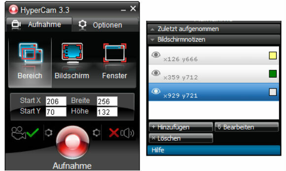 fuer das screen recording software fuer das screen recording hypercam