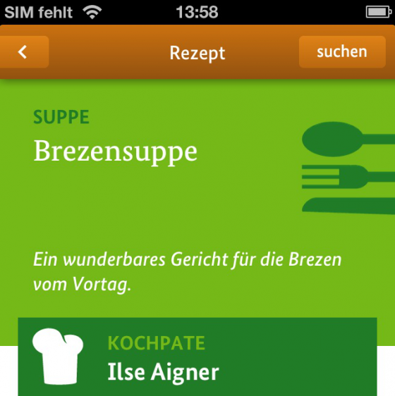 Auch Ilse Aigner hat ein Rezeot zur Verfügung gestellt. (Bild: Screenshot) Auch Ilse Aigner hat ein Rezeot zur Verfügung gestellt. (Bild: Screenshot)