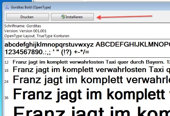 Die Installation zusätzlicher Schriftarten unter Windows 7 ist kinderleicht. (Bild: netzwelt) Die Installation zusätzlicher Schriftarten unter Windows 7 ist kinderleicht. (Bild: netzwelt)