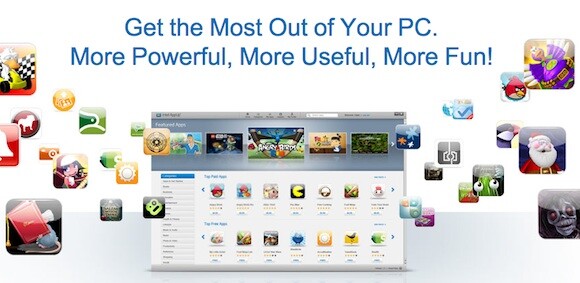 Intel spielt mit dem AppUp Program im lukrativen Markt für Mini-Anwendungen mit. (Bild: Screenshot) Intel spielt mit dem AppUp Program im lukrativen Markt für Mini-Anwendungen mit. (Bild: Screenshot)