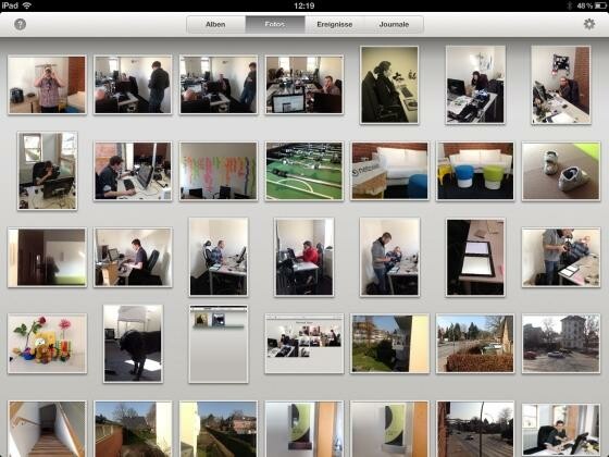 iPhoto für iPad - Alle Bilder auf dem Gerät im Überblick. iPhoto für iPad - Alle Bilder auf dem Gerät im Überblick.