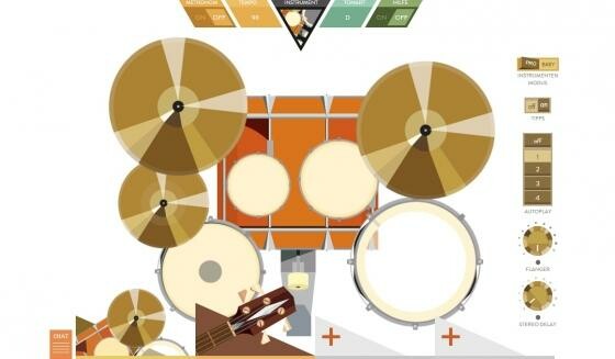 Jam with Chrome gibt Ihnen die Möglichkeit musikalisch zu werden. (Bild: Screenshot jamwithchrome.com) Jam with Chrome gibt Ihnen die Möglichkeit musikalisch zu werden. (Bild: Screenshot jamwithchrome.com)