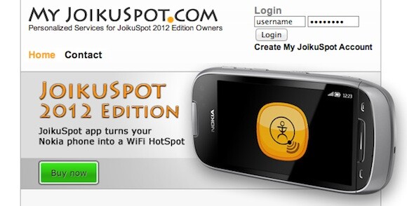 JoikuSpot wird in Version 2012 um einen passenden Webdienst mit Facebook-Anbindung ergänzt. (Bild: Screenshot) JoikuSpot wird in Version 2012 um einen passenden Webdienst mit Facebook-Anbindung ergänzt. (Bild: Screenshot)
