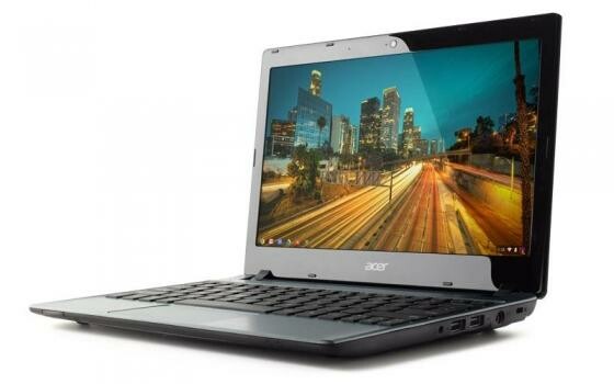 Kostet nur 199 US-Dollar, dafür hält der Akku aber auch nur 3,5 Stunden: Acer C7 Chromebook (Bild: Google) Kostet nur 199 US-Dollar, dafür hält der Akku aber auch nur 3,5 Stunden: Acer C7 Chromebook (Bild: Google)
