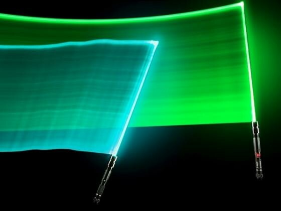 Das LaserSaber dürfte Herzen von Star Wars-Fans höher schlagen lassen. (Bild: Wicked Laser) Das LaserSaber dürfte Herzen von Star Wars-Fans höher schlagen lassen. (Bild: Wicked Laser)