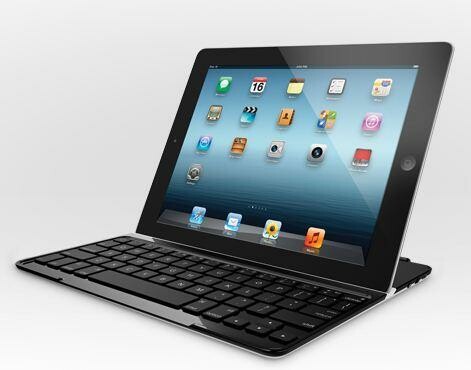 Logitech hat eine Bluetooth-Tastatur zum Schutz für das neue iPad vorgestellt. (Bild: logitech.com) Logitech hat eine Bluetooth-Tastatur zum Schutz für das neue iPad vorgestellt. (Bild: logitech.com)