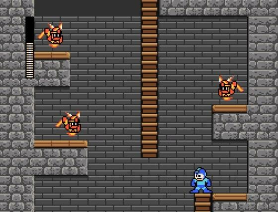 Mega Man kämpft sich an seinem 25. Geburtstag durch acht neue Level. (Bild: Screenshot Mega Man versus Street Fighter) Mega Man kämpft sich an seinem 25. Geburtstag durch acht neue Level. (Bild: Screenshot Mega Man versus Street Fighter)