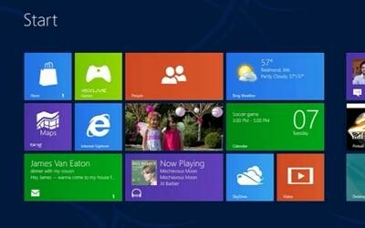 Die Metro-Oberfläche von Windows 8 ist für die Touchscreen-Oberfläche von Tablet-PCs optimiert. (Screenshot: Microsoft) Die Metro-Oberfläche von Windows 8 ist für die Touchscreen-Oberfläche von Tablet-PCs optimiert. (Screenshot: Microsoft)