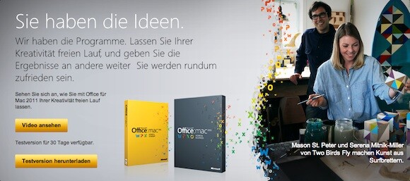 Microsoft behebt zahlreiche Fehler in Office 2011 für Mac. (Bild: Screenshot/Microsoft) Microsoft behebt zahlreiche Fehler in Office 2011 für Mac. (Bild: Screenshot/Microsoft)