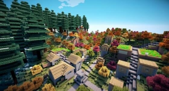 Die Mod Sonic Ether's Unbelievable Shaders wertet die Grafik von Minecraft merklich auf. (Bild: Mojang) Die Mod Sonic Ether's Unbelievable Shaders wertet die Grafik von Minecraft merklich auf. (Bild: Mojang)