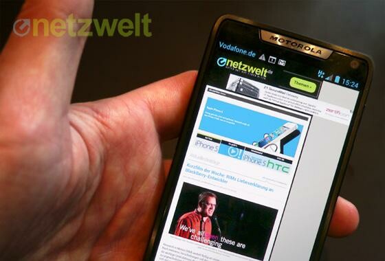 Motorola hat das Jelly Bean-Update für das Razr i veröffentlicht. (Bild: netzwelt) Motorola hat das Jelly Bean-Update für das Razr i veröffentlicht. (Bild: netzwelt)