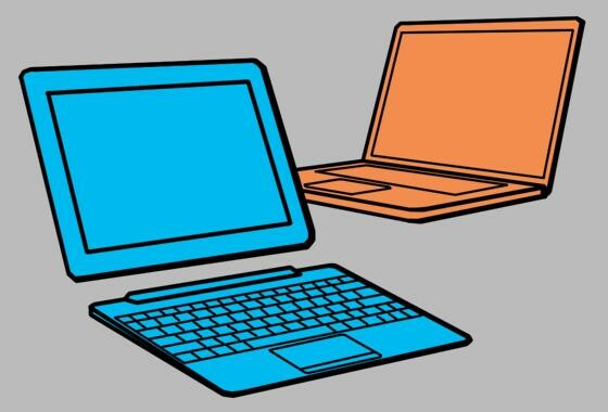 Es muss nicht immer das Notebook sein: Für manche Anwender erfüllt ein Tablet-PC mit ansteckbarer Tastatur den Zweck viel besser. (Bild: netzwelt) Es muss nicht immer das Notebook sein: Für manche Anwender erfüllt ein Tablet-PC mit ansteckbarer Tastatur den Zweck viel besser. (Bild: netzwelt)