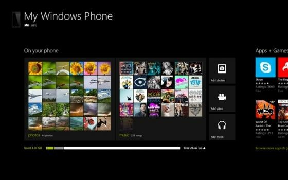 Die neue Windows Phone-App synchronisiert PC und Smartphone. (Bild: microsoft.com) Die neue Windows Phone-App synchronisiert PC und Smartphone. (Bild: microsoft.com)