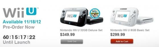 Die Premium-Variante der Nintendo Wii U ist schon in vielen Online-Shops ausverkauft. (Bild: Screenshot gamestop.com) Die Premium-Variante der Nintendo Wii U ist schon in vielen Online-Shops ausverkauft. (Bild: Screenshot gamestop.com)