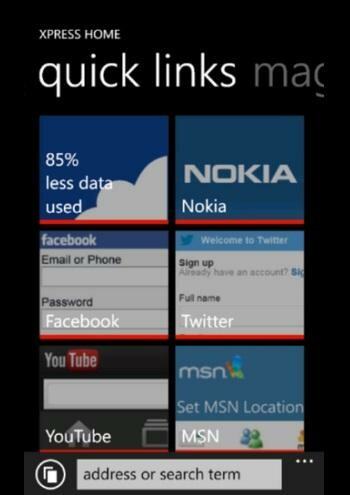Nokia veröffentlicht den Xpress Browser für seine Lumia-Smartphones. (Bild: Nokia) Nokia veröffentlicht den Xpress Browser für seine Lumia-Smartphones. (Bild: Nokia)