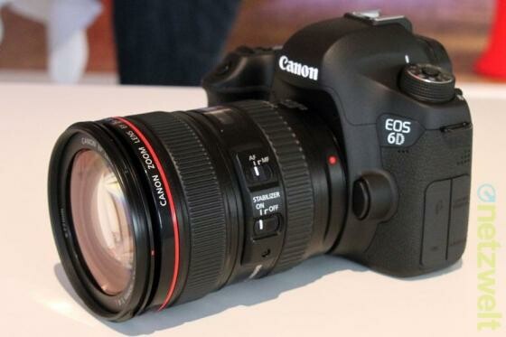 Photokina Neuheit: Canon EOS 6D (Bild: netzwelt) Photokina Neuheit: Canon EOS 6D (Bild: netzwelt)