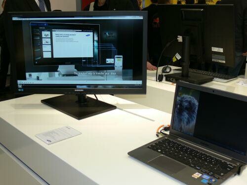 Die Samsung Smart Station war auf der CeBIT nur in einem Video zu sehen. (Bild: netzwelt) Die Samsung Smart Station war auf der CeBIT nur in einem Video zu sehen. (Bild: netzwelt)