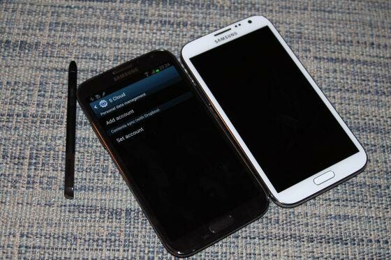 Die SCloud war auf dem Galaxy Note II bereits funktionsfähig. (Bild: netzwelt) Die SCloud war auf dem Galaxy Note II bereits funktionsfähig. (Bild: netzwelt)