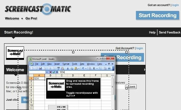Screencast-O-Matic hat den Vorteil, dass es komplett webbasiert ausgeführt werden kann. (Bild: Hersteller/Screenshot) Screencast-O-Matic hat den Vorteil, dass es komplett webbasiert ausgeführt werden kann. (Bild: Hersteller/Screenshot)