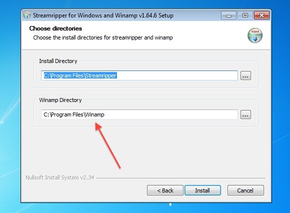 StreamRipper installiert sich in der Regel automatisch in das Winamp-Verzeichnis. (Bild: netzwelt) StreamRipper installiert sich in der Regel automatisch in das Winamp-Verzeichnis. (Bild: netzwelt)