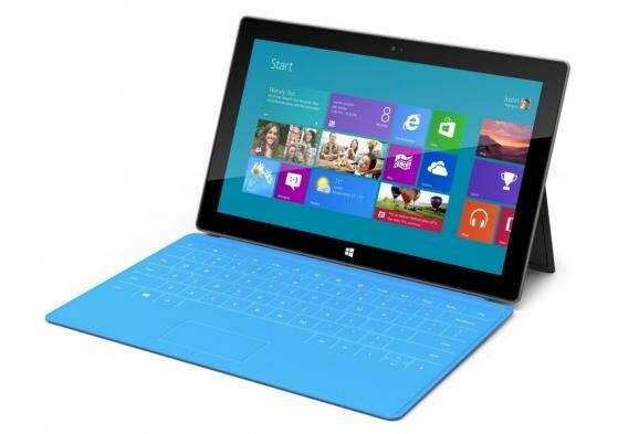 Das Touch Cover ergänzt die Surface-Tablets von Microsoft um eine Tastatur. (Bild: Microsoft) Das Touch Cover ergänzt die Surface-Tablets von Microsoft um eine Tastatur. (Bild: Microsoft)