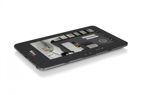 (trekstor.jpg) Die aktuellen E-Book-Reader sind ideal als elektronische Alternative zum Taschenbuch, aber für die Nutzung als Fach- oder Schulbuch immer noch zu klein. Der hier abgebildete Liro Color von Trekstor hat immerhin schon ein Farbdisplay mit 7 (trekstor.jpg) Die aktuellen E-Book-Reader sind ideal als elektronische Alternative zum Taschenbuch, aber für die Nutzung als Fach- oder Schulbuch immer noch zu klein. Der hier abgebildete Liro Color von Trekstor hat immerhin schon ein Farbdisplay mit 7