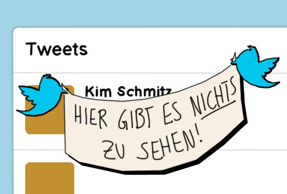 Tweets mit Inhalten, die gegen das Urheberrecht verstoßen, werden ab jetzt mit einem Platzahltertext versehen. (Bild: netzwelt.de) Tweets mit Inhalten, die gegen das Urheberrecht verstoßen, werden ab jetzt mit einem Platzahltertext versehen. (Bild: netzwelt.de)