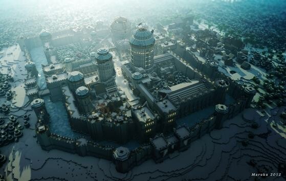 Winterfell in Minecraft (Bild: WesterosCraft) Winterfell in Minecraft (Bild: WesterosCraft)