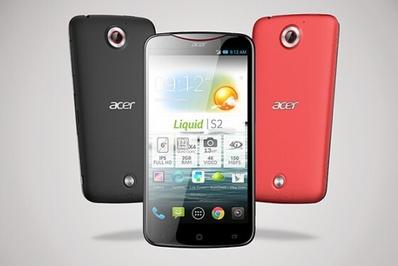 Acer bringt mit dem Liquid S2 ein Smartphone mit 6-Zoll-Display. (Bild: Engadget) Acer bringt mit dem Liquid S2 ein Smartphone mit 6-Zoll-Display. (Bild: Engadget)