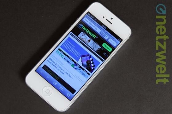 Anders als das iPhone 5 (Bild) soll der Nachfolger iPhone 5S mit einem Dual LED-Blitz ausgestattet sein. (Bild: netzwelt) Anders als das iPhone 5 (Bild) soll der Nachfolger iPhone 5S mit einem Dual LED-Blitz ausgestattet sein. (Bild: netzwelt)