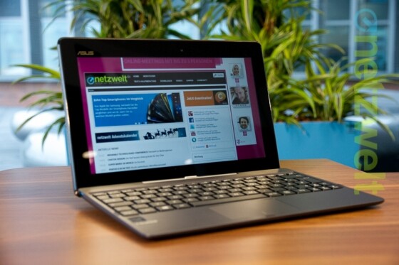 Das Asus Transformer Book T100 ist eines der derzeit günstigsten Convertibles mit Windows 8.1 (Bild: netzwelt) Das Asus Transformer Book T100 ist eines der derzeit günstigsten Convertibles mit Windows 8.1 (Bild: netzwelt)