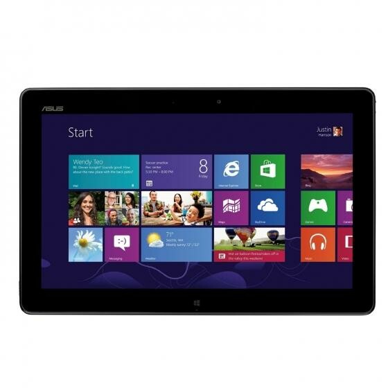 Das Asus Vivo Tab kommt auf Wunsch mit einem praktischen Tastatur-Dock, welches das Tablet bei Bedarf auch auflädt. (Bild: Asus) Das Asus Vivo Tab kommt auf Wunsch mit einem praktischen Tastatur-Dock, welches das Tablet bei Bedarf auch auflädt. (Bild: Asus)