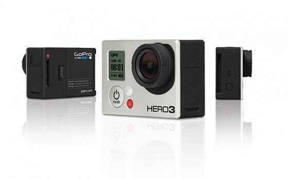 Die Bedienung der GoPro erfolgt entweder über Fernbedienung oder mit Hilfe von nur drei Knöpfen. (Bild: GoPro) Die Bedienung der GoPro erfolgt entweder über Fernbedienung oder mit Hilfe von nur drei Knöpfen. (Bild: GoPro)