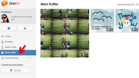 Bild 16: Mein Koffer. (Bild: Screenshot) Bild 16: Mein Koffer. (Bild: Screenshot)