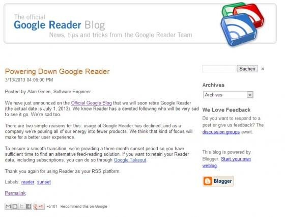 In einem Blogpost hat Google die Nachricht verkündet. (Bild: Screenshot Google) In einem Blogpost hat Google die Nachricht verkündet. (Bild: Screenshot Google)