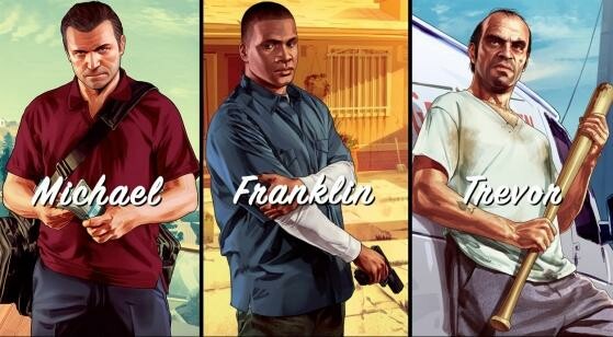 Die drei Helden von GTA V. (Bild: Rockstar Games) Die drei Helden von GTA V. (Bild: Rockstar Games)
