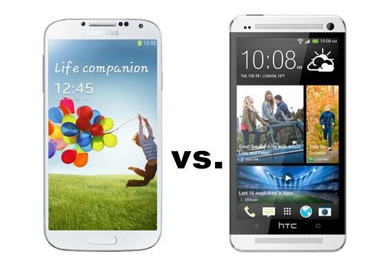 Duell auf Augenhöhe: Samsung Galaxy S4 (links) versus HTC One. (Bild: Hersteller, Montage: netzwelt) Duell auf Augenhöhe: Samsung Galaxy S4 (links) versus HTC One. (Bild: Hersteller, Montage: netzwelt)