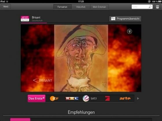 Entertain to go": Internetfernsehen der Telekom auf PC, Notebook und iPad. (Bild: Screenshot "Entertain to go") Entertain to go": Internetfernsehen der Telekom auf PC, Notebook und iPad. (Bild: Screenshot "Entertain to go")