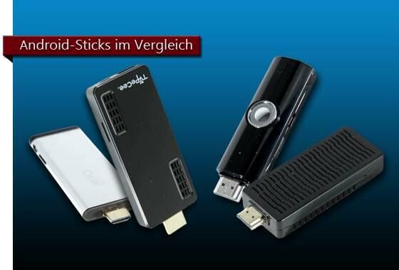 Entertainer fürs Heimnetzwerk: Netzwelt hat vier Android-HDMI-Sticks getestet. (Bild: netzwelt) Entertainer fürs Heimnetzwerk: Netzwelt hat vier Android-HDMI-Sticks getestet. (Bild: netzwelt)