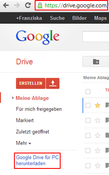 Google Drive 1 (Bild: Screenshot netzwelt) Google Drive 1 (Bild: Screenshot netzwelt)