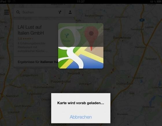 Google Maps für iOS Jetzt mit OfflineKarten und Fahrrad