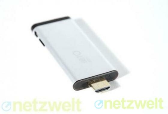 Günstig: Der Android-HDMI-Stick iMito MX1 ist für rund 50 Euro im Internet zu haben. (Bild: netzwelt) Günstig: Der Android-HDMI-Stick iMito MX1 ist für rund 50 Euro im Internet zu haben. (Bild: netzwelt)