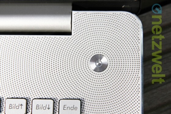 Gute Verarbeitung und der großzügige Einsatz von Aluminium bescheren dem Asus N750JV einen Teil der guten Gesamtnote. (Bild: netzwelt) Gute Verarbeitung und der großzügige Einsatz von Aluminium bescheren dem Asus N750JV einen Teil der guten Gesamtnote. (Bild: netzwelt)