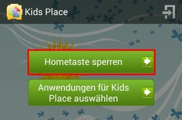 Hometaste sperren (Bild: Kids Place // kiddoware) Hometaste sperren (Bild: Kids Place // kiddoware)