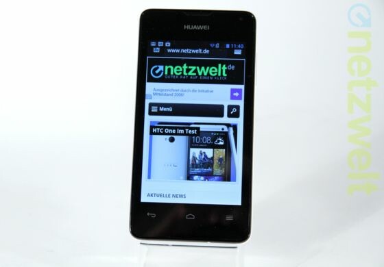 Das Huawei Ascend Y300 kostet weniger als 150 Euro und ist mit einem Dual-Core-Prozessor ausgestattet. (Bild: netzwelt) Das Huawei Ascend Y300 kostet weniger als 150 Euro und ist mit einem Dual-Core-Prozessor ausgestattet. (Bild: netzwelt)