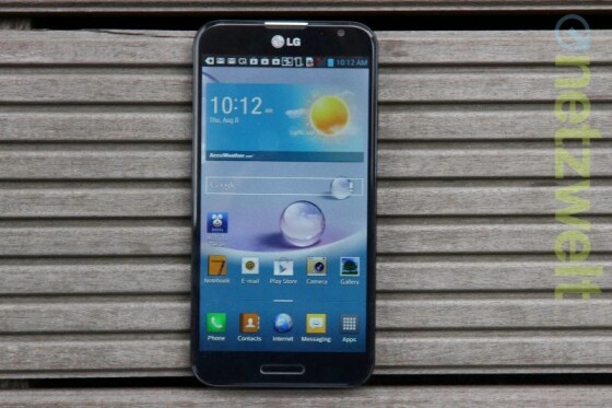 Das LG Optimus G Pro stellt sich dem netzwelt-Test. (Bild: netzwelt) Das LG Optimus G Pro stellt sich dem netzwelt-Test. (Bild: netzwelt)