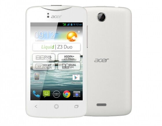 Das Liquid Z3 wird es auch als Dual-SIM-Variante geben. (Bild: Acer) Das Liquid Z3 wird es auch als Dual-SIM-Variante geben. (Bild: Acer)