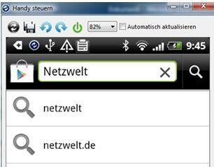 Live-Bild Ihres Smartphones auf dem PC (Bild: MyPhoneExplorer // FJ Software Development) Live-Bild Ihres Smartphones auf dem PC (Bild: MyPhoneExplorer // FJ Software Development)