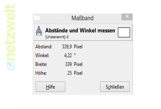 Mit dem Maßband lässt sich der Winkel sehr genau messen. (Bild: netzwelt) Mit dem Maßband lässt sich der Winkel sehr genau messen. (Bild: netzwelt)